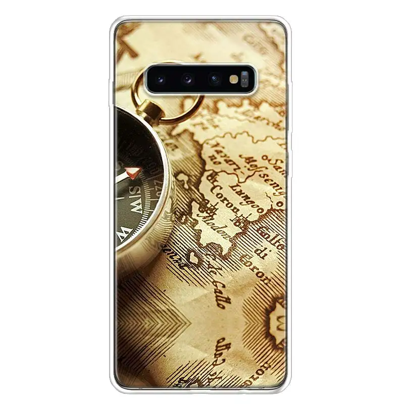 TW244-4 Карта мира путешествия планы крышка чехол для телефона для samsung Galaxy A10 A20E A30 A40 A50 A70 A50S A80 M30S A6 A7 A8 A9 Plus+ Coque - Цвет: TW244-4