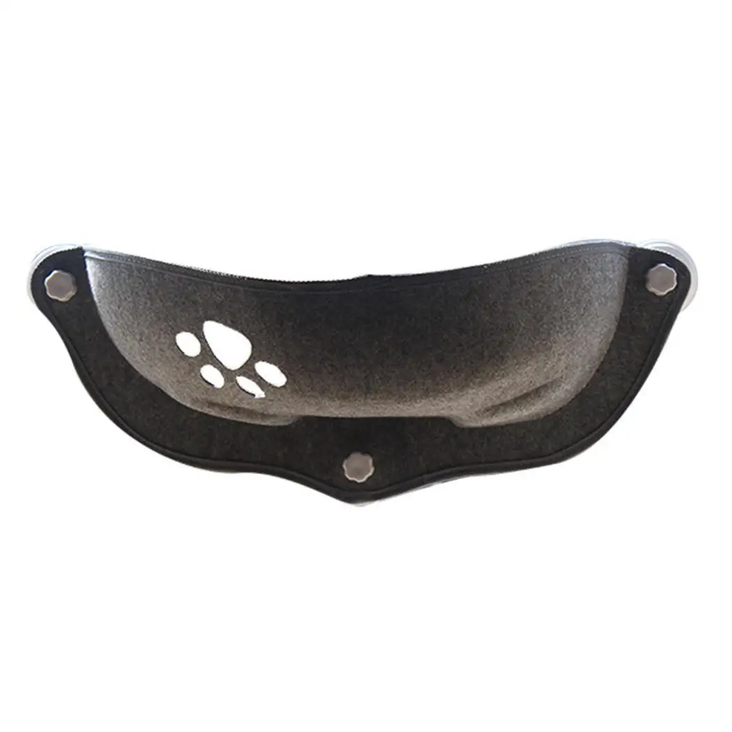 Cat Bed Hammock Sucker Window Glass Hanging Crescent Shape, Bear Shape Nest Felt Mat Pet Accessories 15KG