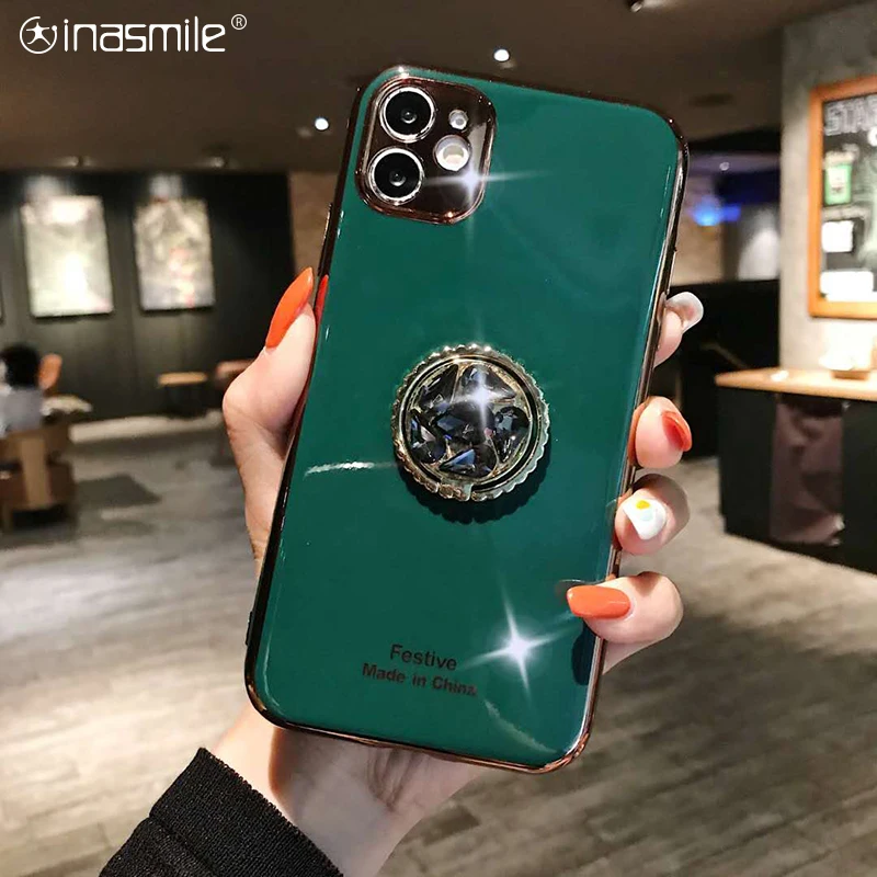 Великолепный чехол для телефона iphone 11 pro max X Xs XR с кронштейном 7 8 6 6s plus чехлы |