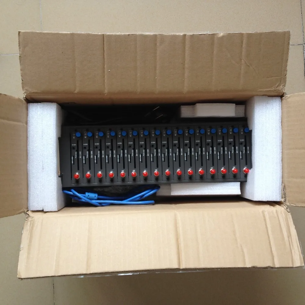 SMS модем Q2303 16 портов GSM SMS модем пул GPRS модем для Wavecom модуль USB AT команды
