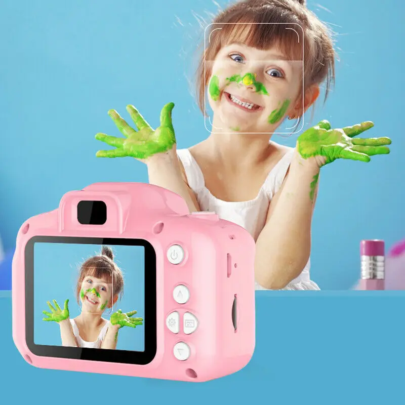 

2 Inch HD Screen Chargable Digital Mini Camera for Kids Cute Cartoon Camera Toys Outdoor Photography Props