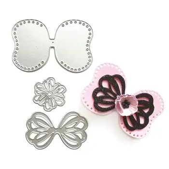 

bow-knot craft paper dies cut scrapbook for card making Flower shape diy scrapbooking dies metal 2020 nouveau arrivage