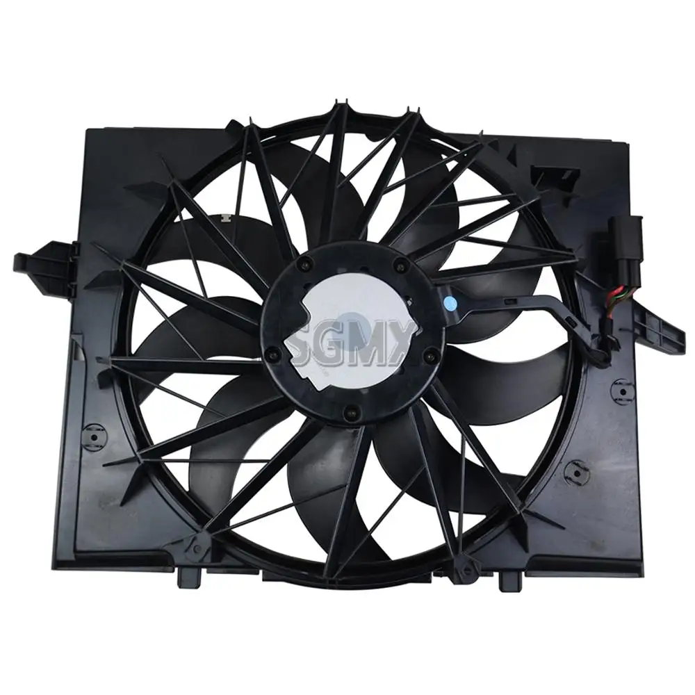 AP03 NEW 600W Engine Radiator Cooling Fan Assembly for BMW E60 E61 E64 525i 528i 530i 545i 645Ci 750i 17427543282 |