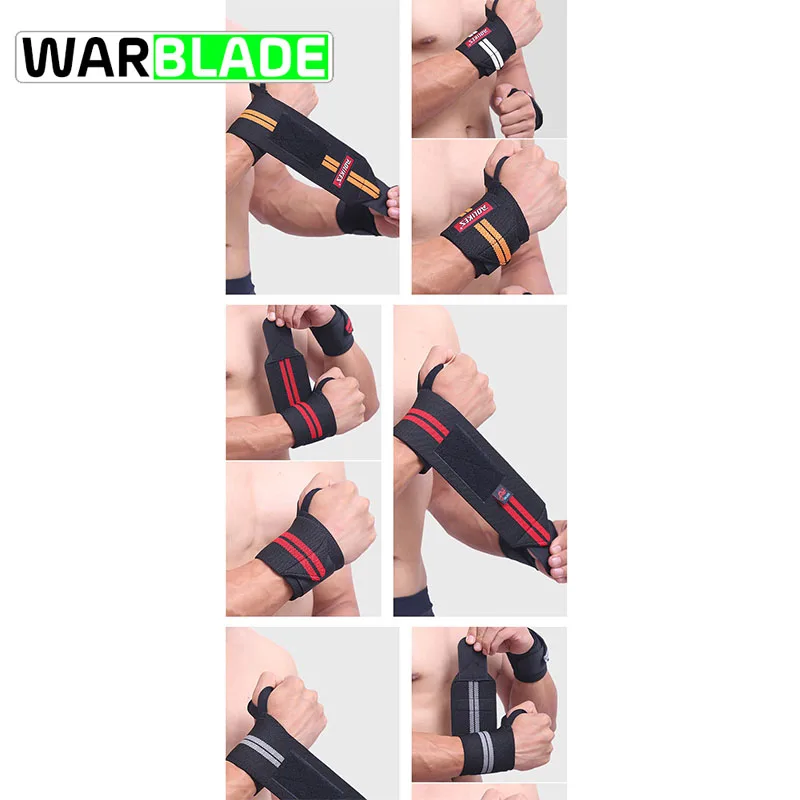 WarBLade Лидер продаж, 1 пара, браслет, поддержка запястья, тяжелая атлетика, тренажерный зал, тренировка, поддержка запястья, бандаж, ремни, обертывания, Кроссфит, пауэрлифтинг