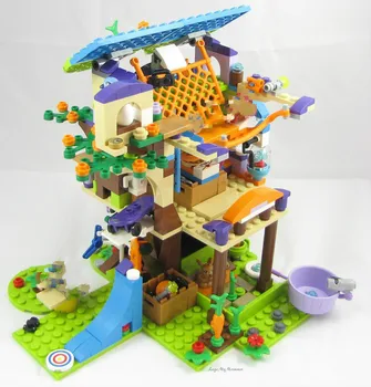 

In Stock 10854 Girls Friends Series Mia's Tree House Birthday Building Blocks 393pcs Bricks Compatible Friends 41335