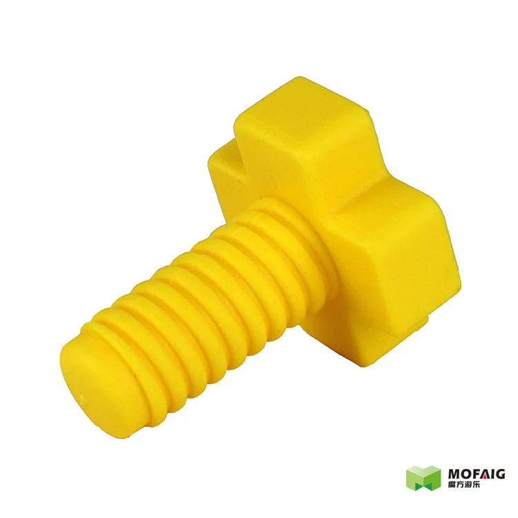 

BWON Screw Match-up Plastic Assembled Fight Inserted Building Blocks Children'S Educational Early Childhood Desktop Building Blo