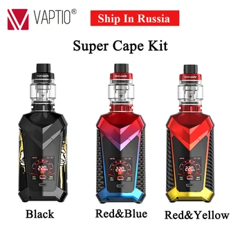 

1 Original Vaptio Super Cape Kit with 8.0 ml Atomizer & 1.3inch HD color TFT screen and cool UI Electronic Cigarette Vaporizer