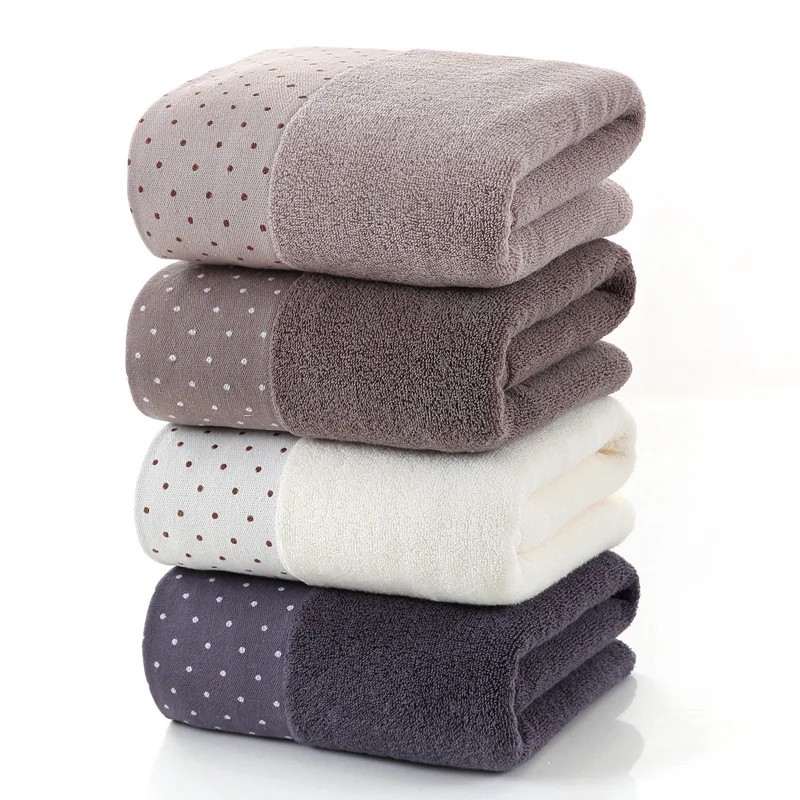 Original cotton face towel pure thick absorbent bath does not shed hair | Дом и сад
