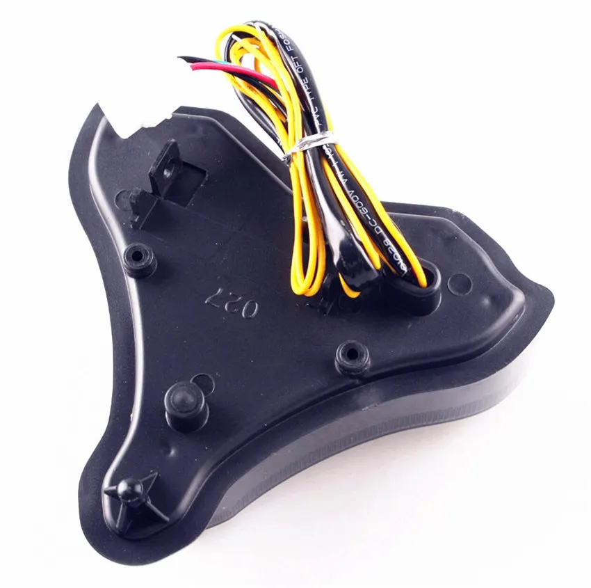 Для YAMAHA YZF R1 2009 2010 2011 2012 2013 мотоцикл светодиодный поворотники Встроенный задний светильник черный