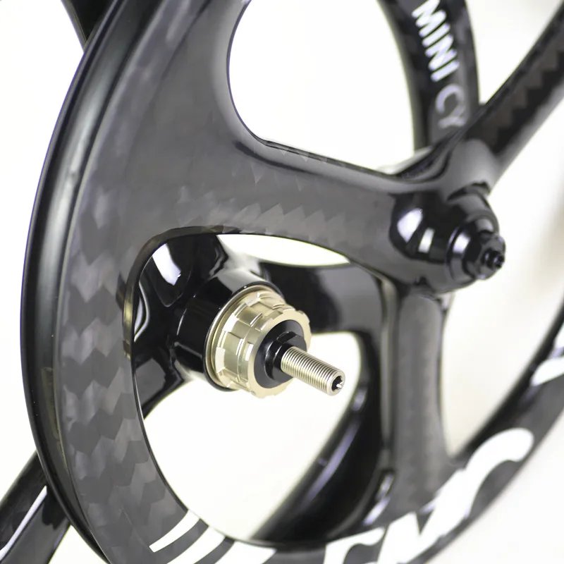 Brompton обновленный с SMC легкие Углеродные колеса Trispoke и Hubsmith керамическая