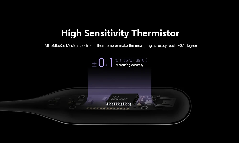 Xiaomi miaomiomice цифровой медицинский термометр Cfda прецизионные Термометры для детей и взрослых