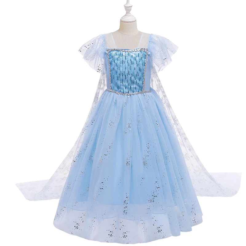 fancy cosplay outfits Girls Princess Dress elsa dress frozen 2 queen anna costume elsa dress for kids