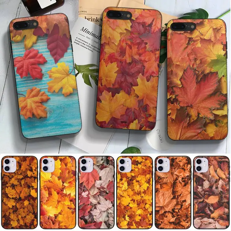 Autumn Leaves Phone Case For Samsung A51 A52 A71 A72 A80 A91 A20E A32 A31 A21 A11 Fundas Shell Cover | Мобильные телефоны и