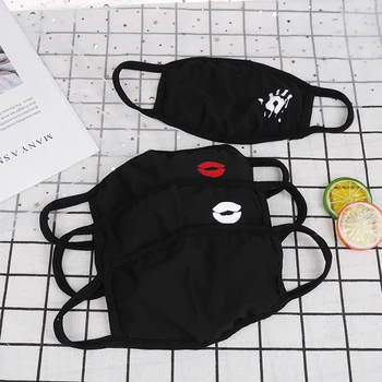 

1pc Unisex Cotton Mouth Mask Multi Styles Dust Respirator Fashion Black Face Masks Men Women Anti-Dust