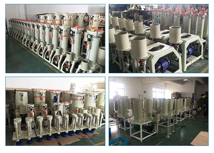 Industrial Water Filter Equipment for sulfuric acid water with optional carbon filter cartridge