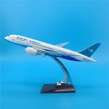 

34cm Xiamen Airlines Boeing 787 Aircraft Model Xiamen Airlines B787 Model Diecast Scale Kit Airplane Souvenirs Collection Toys