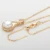 Lnngy 14K Gold Filled Chain Ожерелья Позолоченный Кулон Воротник 9.5-10mm Натуральный Пресноводный жемчуг Ожерелье Женщины Жемчужные украшения