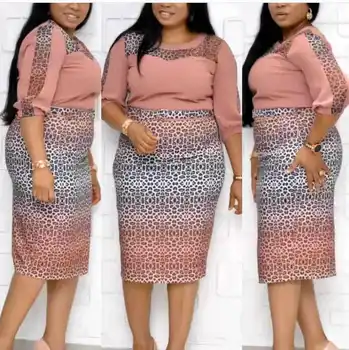

Purple Pink Leoprint Formal Dress For Women Wedding Party Wear 2020 Sexy Plus Size Women Print Full Dress