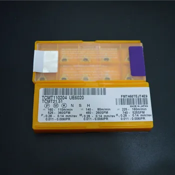 

10pcs Universal Best Inserts 21.51 Carbide CNC Professional TCMT110204 UE6020