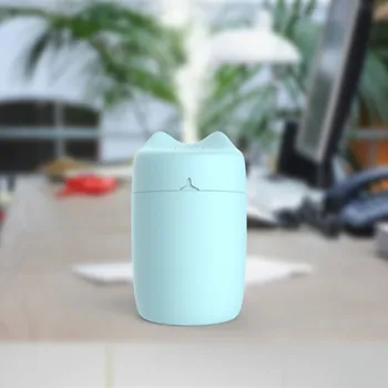 

USB Mini Mute Humidifier For Home Bedroom Car Aromatherapy Essential Oil Atomizer 220Ml LED Night Light Diffuser
