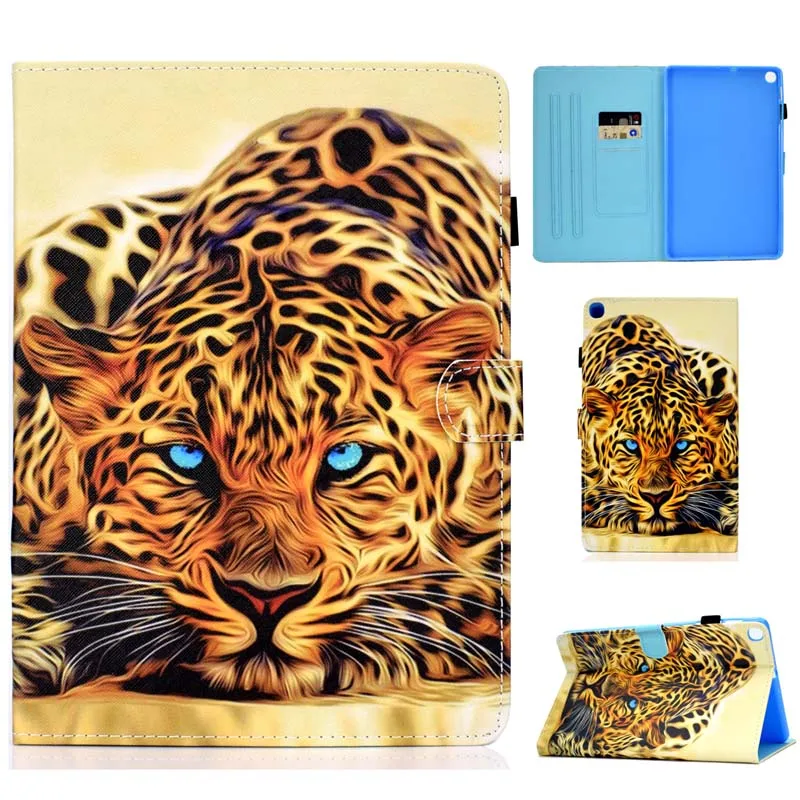 Case Кожаный чехол с откидной крышкой для Samsung Galaxy Tab A 10,1 SM-T510 SM-T515 T510 T515, чехол для планшета Tab A 10,1 '' - Цвет: Case