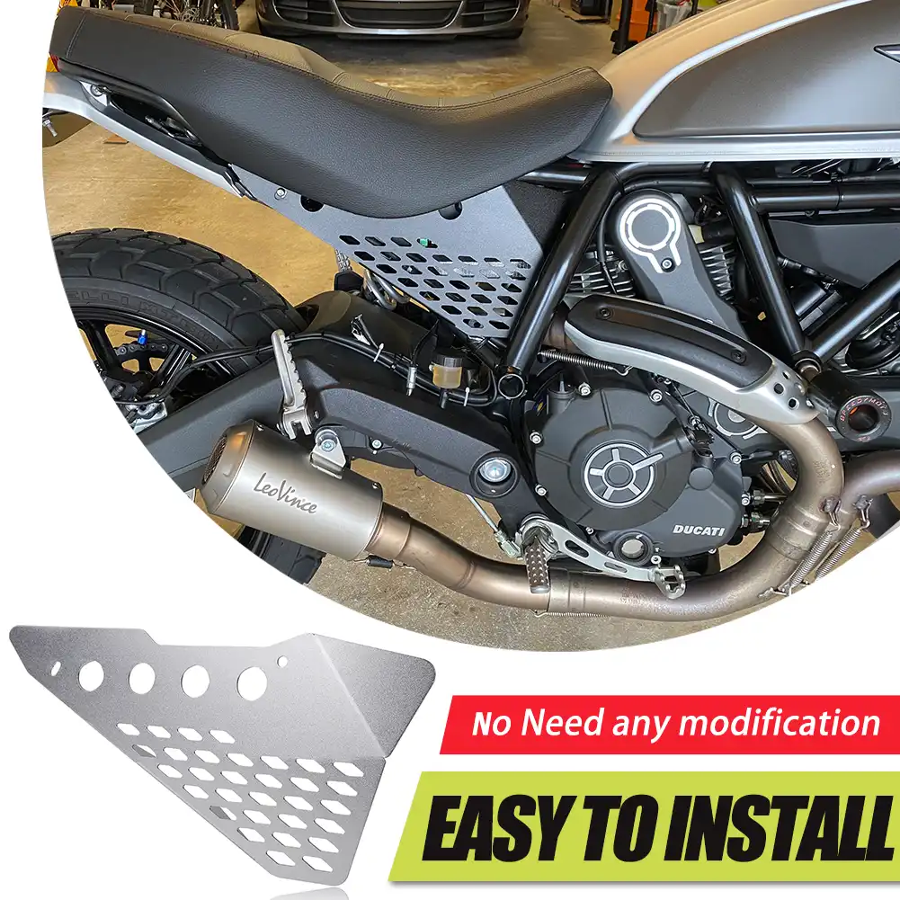 Cadre De Siege Lateral De Moto Pour Ducati Scrambler Accessoires Couvercle De Protection D Aile De Panneau Lateral Pour Ducati Scrambler Icon Soixante Sret Classic Desert Slay Aliexpress