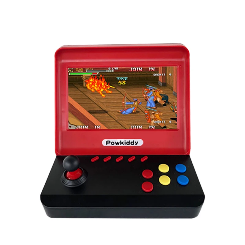 

Powkiddy A9 7 Inch Big Screen Retro Mini Handheld Arcade for GBA Nostalgic Game Console Support TF Card Extended TV Projection O