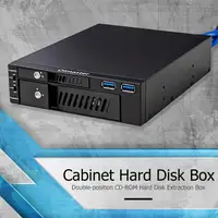 ssd hdd כונן Oimaster 2.5 / 3.5 אינץ Internal HDD SSD Case Box Dual אופטי USB3.0 נייד כונן Rack תחנת דיסק קשיח מארז עבור מחשב שולחני (3)