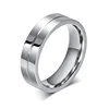 Vnox – bagues de mariage tendance pour femmes/hommes, cadeau d'amour, couleur or, acier inoxydable, promesse CZ, bijoux de Couple, vente en gros