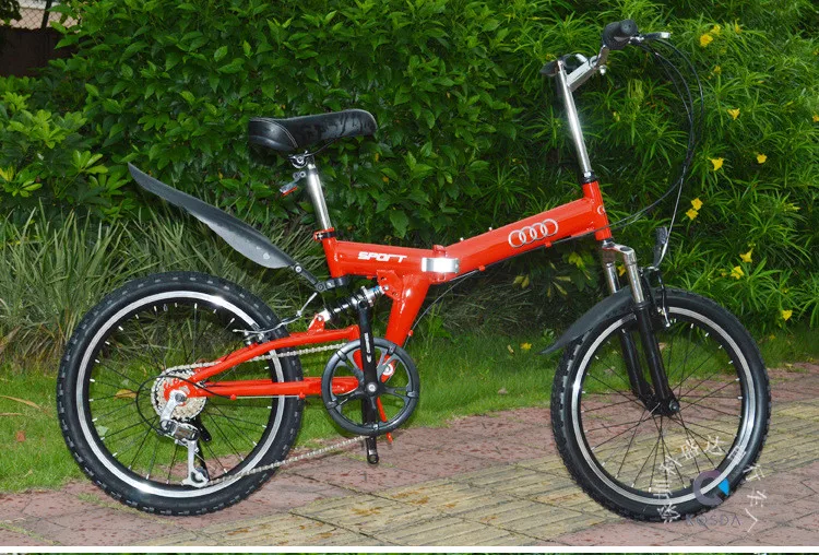 Perfect New X-Front Brand 20 inch Aluminum Alloy damping folding bike mountain bicycle downhill bmx bisiklet 18