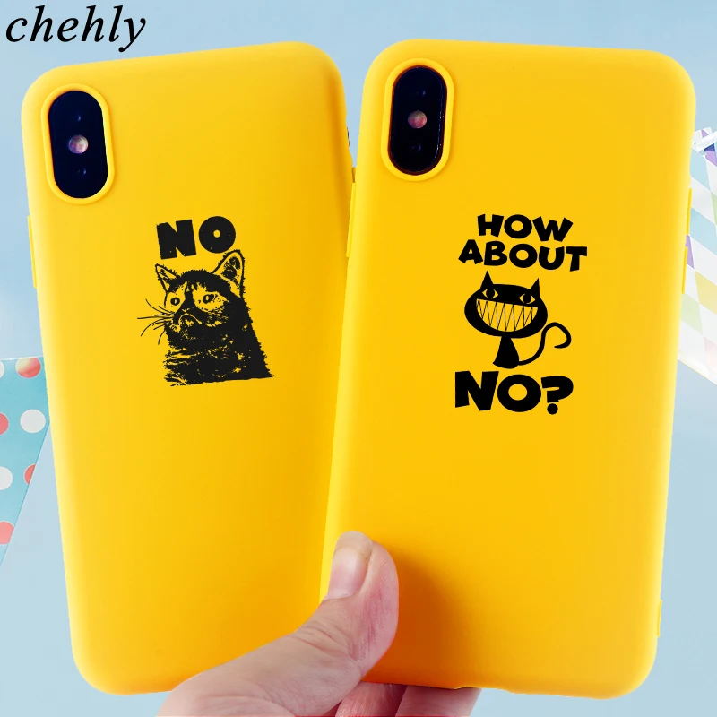 

Funny Cat Phone Case for iPhone 6s 7 8 11 Plus Pro X XS MAX XR Fashion Man Cases Soft Silicone Fitted TPU Back Accessories Cover