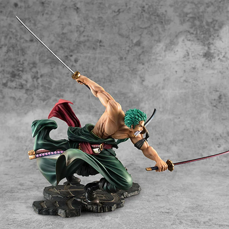 One Piece Luffy Anime Figure Roronoa Zoro Three-Blade Sa-Maximum Manga Anime Statue PVC Action Figure Collection Model Toys