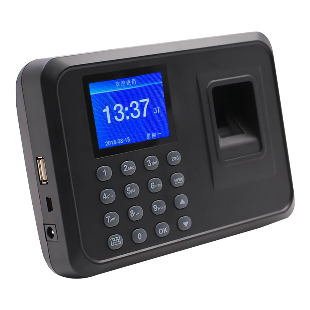 Biometric Fingerprint Time-Attendance Clock Recorder Employee Digital Electronic