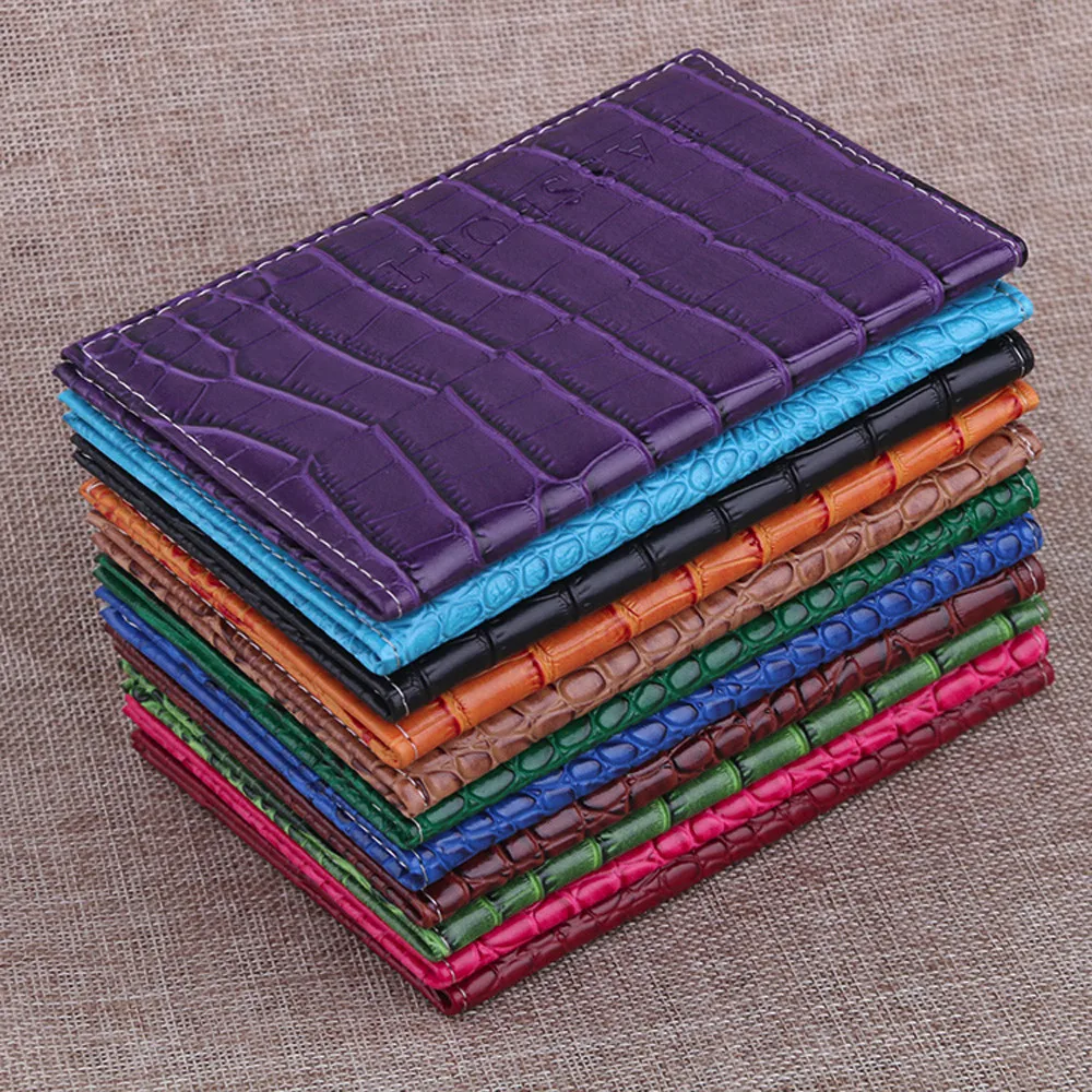 

Passport Holder Protector Wallet Business Card Soft Passport Cover Leather credit card for men's and wallet men leather wallet