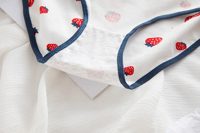 Girls Underwear Strawberry Briefs Cotton Panties for Girls Kids Short Briefs Children Underpant17