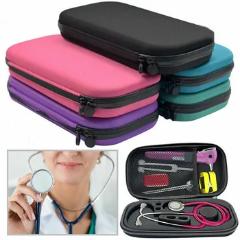 

Storage Box Stethoscope Storage Boxes Travel Case EVA Medical Carry Organizer Bag Shockproof and Dustproof Double Zipper Box