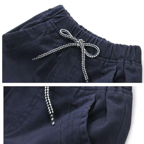 Children pants Kids Spring Autumn cotton trousers Clothing for baby boys pants woven solid casual blue