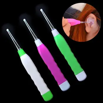 

LED Baby Safety Ear Picker Ear Curette Ear Scoop Ear Cleaning Tools Home Health Care children