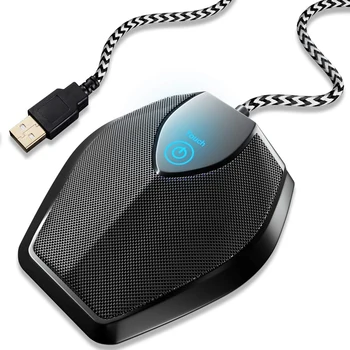 

NEW-USB Conference Omnidirectional Microphone Contact Control Desktop Microphone for Computer Studio Microphone Laptop Mic
