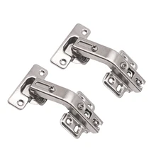 Fixing Brackets with Screws 4pcs Cabinet Hinge Repair Brackets Brace Brackets Flat Stainless Steel Universal Hinge Repair Plate with Hole for Kitchen Bathroom Window Cabinet 
