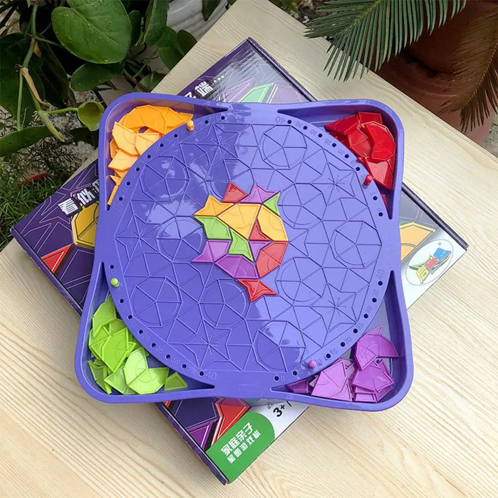 

GloryStar Children Educational Game Interactive Board Game Chess Plastic Toy Strength Training Game