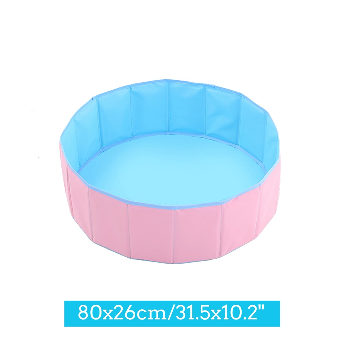 Детский блестящий мяч, ямы, складной мяч для бассейна, 80x26 см, пластиковый шар, Океанский шар, игрушечный манеж, моющийся, складной забор - Цвет: PinkBlue 80x26cm