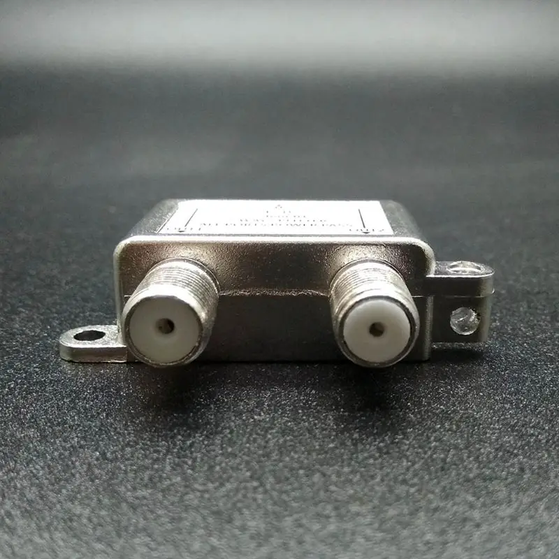 5-2400MHz 2 Way Digital Coax Cable Splitter Bi-Direction Satellite TV Signal Receiver Connector for SATV/CATV