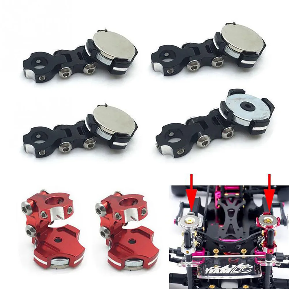 Магнитное крепление на автомобильный корпус невидимое для 1/10 SCX10 D90 Sakura D3 D4 RC