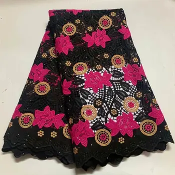 

Multicolors Latest Nigerian Tulle Lace 2020 French Net stones Lace Fabric For Nigerian Wedding Embroidery African Lace Fabric