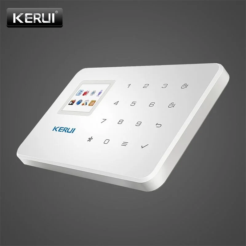 KERUI G18 GSM сигнализация SIM Smart IOS Android приложение управление 1,7 дюймов TFT цветной экран сенсорная клавиатура 433 МГц домашняя охранная сигнализация