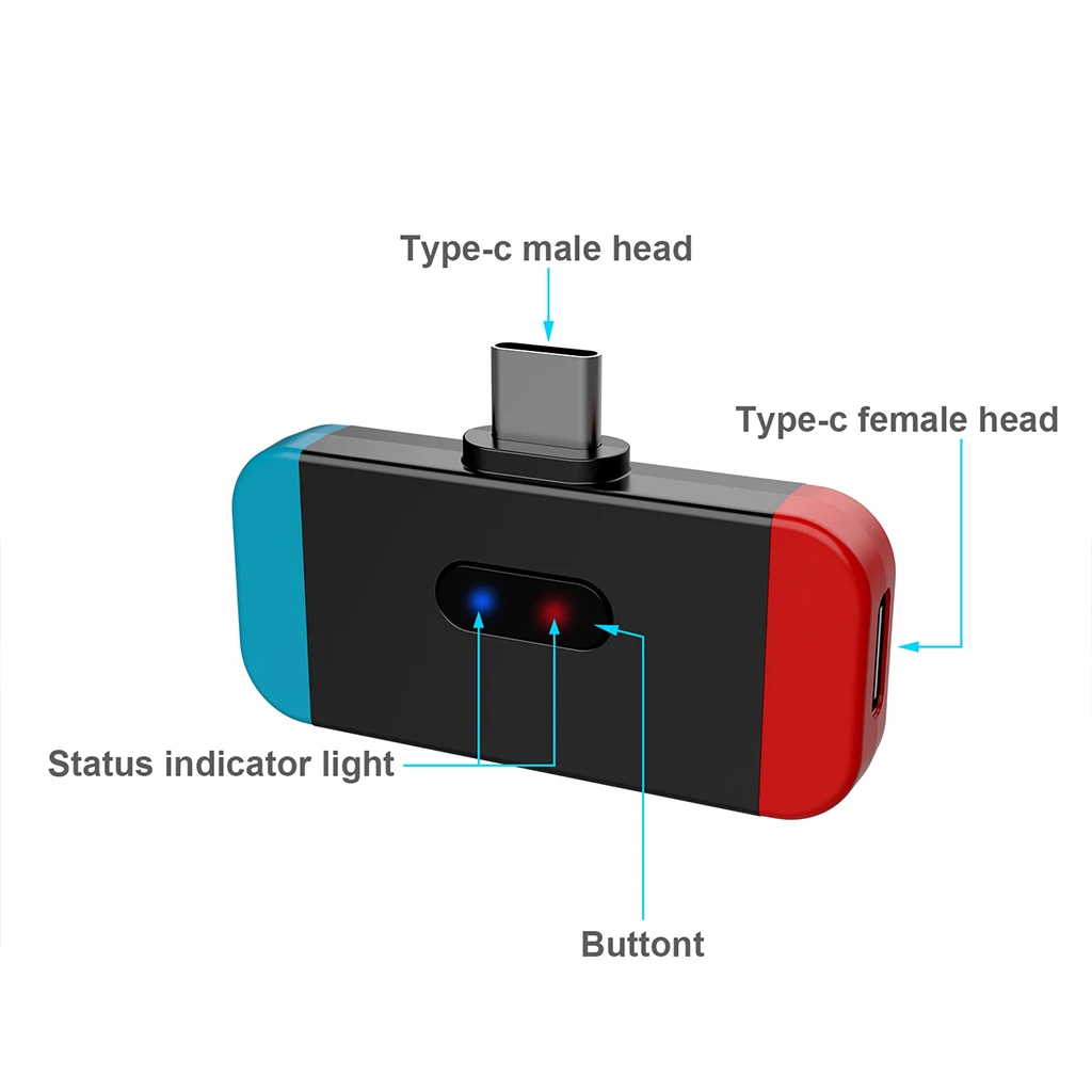 Dual Link Bluetooth 5 0 aptX Low Latency USB Type C Audio Transmitter Wireless Adapter for Nintend Switch PC Gaming Headphone