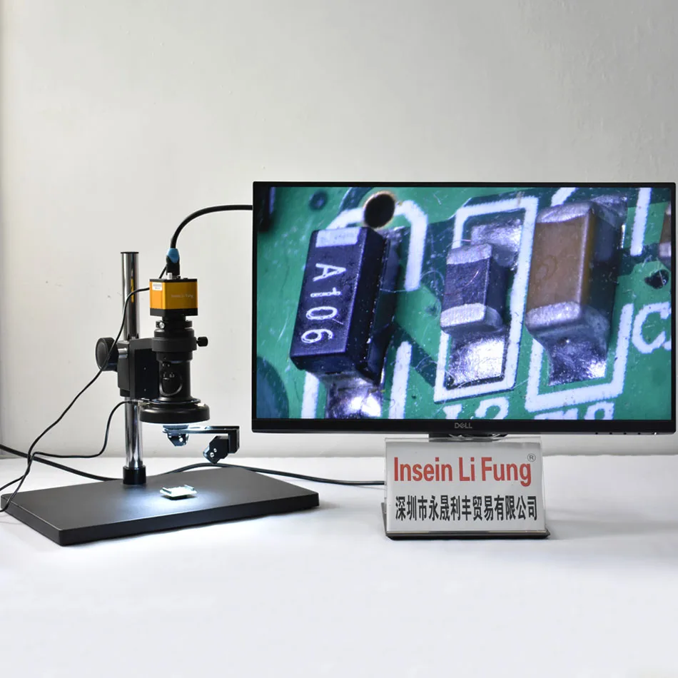 

HD Industrial Video 3D Microscope 2D 3D Switchable Optical Magnifier 7X-300X HDMI Metal Motherboard Detection