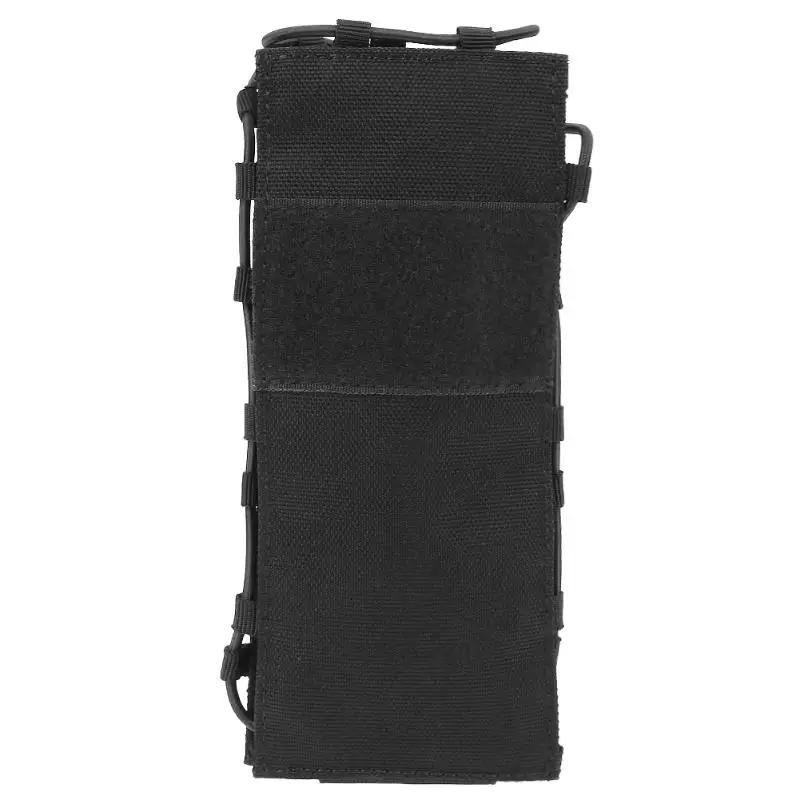 Molle тактический Чехол для бутылки воды чехол для фляги военная техника Открытый Охота Кемпинг Альпинизм Туризм путешествия чайник держатель - Цвет: Black