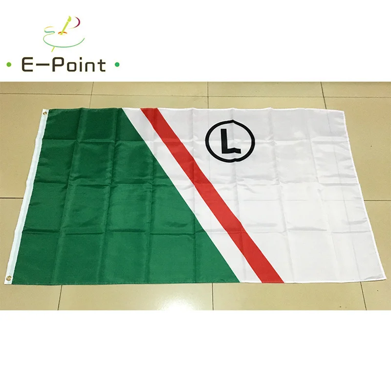 Польша Legia Warsaw 3ft* 5ft(90*150 см) размер рождественские украшения для домашнего флага баннер подарки